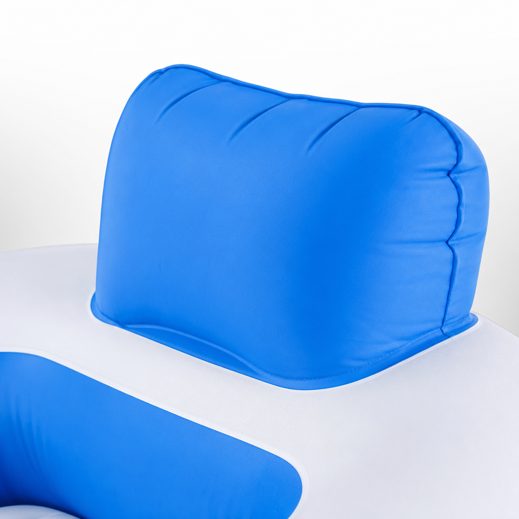 Padded headrest detail